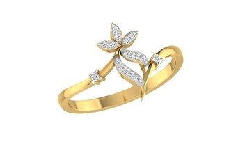minimalista ligero wt mujer anillo 3dm stl detalles joyería diamante plata oro joya imprimible compromiso Boda peso anillos 3d print model - Mito3D