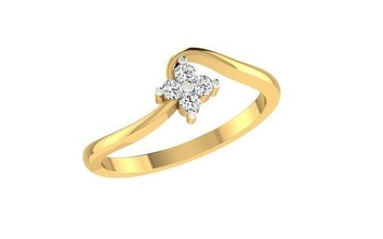 minimalista fino luz wt mulheres anel 3dm stl render detalhes jóias diamante prata ouro joalheria imprimível jóia noivado casamento leve argolas 3d print model - Mito3D