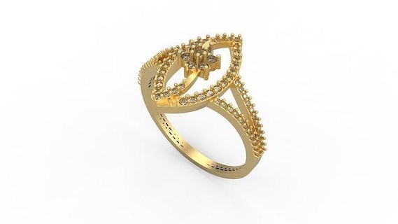 minimalista anillo 1012 mínimo ligero 1 4grams solitario diamantes amor imprimible Boda joyería joya anillos 3d print model - Mito3D
