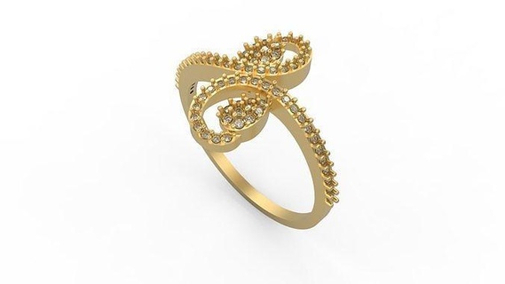 minimalista anel 350 ouro jóia joalheria prata mínimo luz 1 4grams solitário diamantes amar imprimível Casamento argolas 3d print model - Mito3D