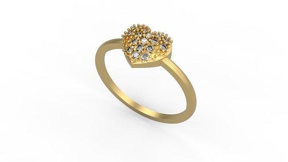 minimalist ring 803 minimal light 1 4grams solitaire diamonds love printable wedding jewelry rings 3d print model - Mito3D