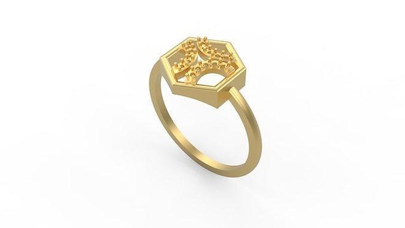 minimaliste bague 814 minimal lumière 1 4grams solitaire diamants l'amour imprimable mariage bijoux anneaux 3d print model - Mito3D