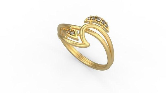 minimalista squillare 959 minimo luce 1 4grams solitario diamanti amore stampabile nozze gioielleria anelli 3d print model - Mito3D