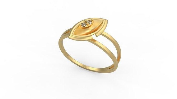 minimalista squillare 965 minimo luce 1 4grams solitario diamanti amore stampabile nozze gioielleria anelli 3d print model - Mito3D