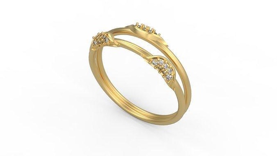 minimalist ring 992 minimal light 1 4grams solitaire diamonds love printable wedding jewelry rings 3d print model - Mito3D