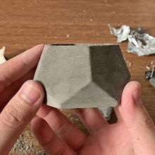 minimalist sulu ekici tencere 3d basılı kalıp 3dprint somut pla vazo çimento kendin yap el yapımı geometrik dekor oyuncular döküm yeniden kullanılabilir hobi 3d print model - Mito3D