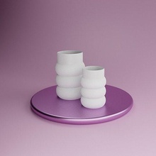 minimalist saç örgüsü vazo basit zarif dekor dekorasyon dekorasyonlar iç tasarım mimari kompozisyon uyum ev 3d print model - Mito3D