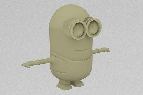 minion cartoon character toy one game games laughter sculpture toys fantasy portrait art fashion 3d print model - Mito3D