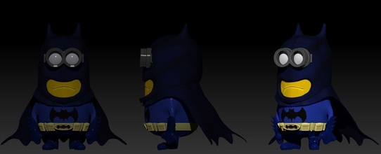 minions character batman minion printer hero 3d price games toys 3d print model - Mito3D