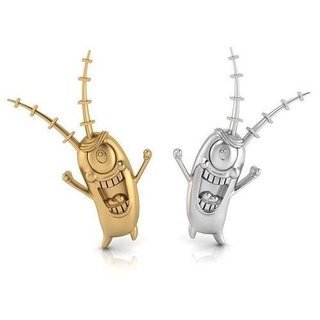 minions pendant earrings cnc fantasy marvel toys accessories jewelry gold silver cad characters game pendants jewellry sculpture cartoon earrnings character jewel 3d print model - Mito3D