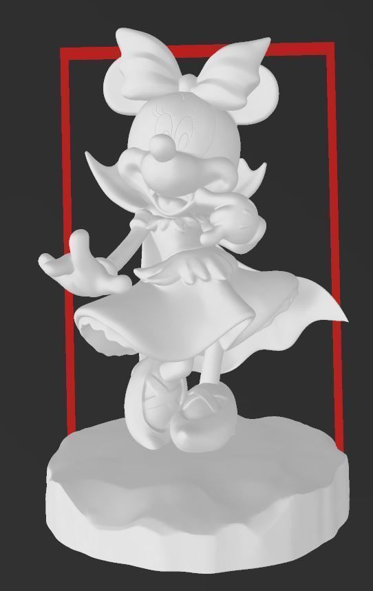 minnie fare cadılar bayramı vampir kostüm 3d yazdır model disney mickey mickeymouse minniemouse elsa dondurulmuş olaf walt disneyland amerika drakula korku şirin komik karikatür oyunlar oyuncaklar 3D print model - Mito3D