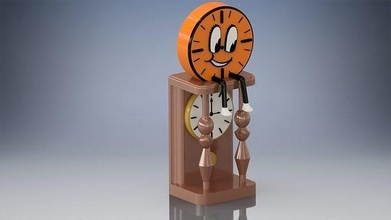 perdere minuto clock loki serie thor meraviglia disney film hulk valkirya uniti d'america i fumetti cosplay v atv figura orologio comico giochi giocattoli 3d print model - Mito3D