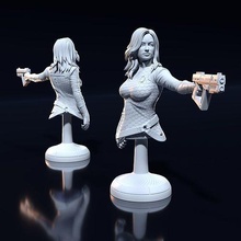 miranda bust bust miranda mass  game art sci fi fan fantasy figurine miniature statue woman figure sculptures