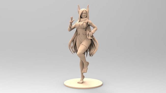 mirko boku eroe tagli hero anime ragazze domestica echi giochi giocattoli 3D print model - Mito3D