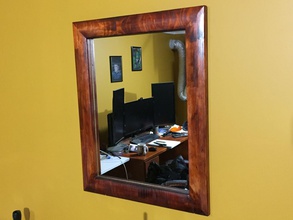 mirror frame cnc house furniture wood indoors houseware art decor 3d print model - Mito3D
