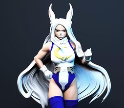 miruko3d art manga sculpture statue fille dessin animé figure corps mode femme sculptures 3d print model - Mito3D