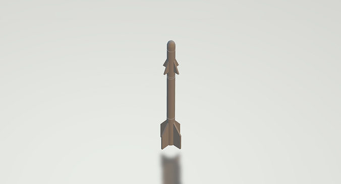 missili shafir 1 missile militare razzo aeromobili aereo guerra esercito arma missilistica passatempo Fai 3D print model - Mito3D