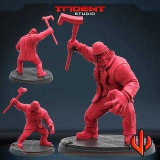 mister split personality art toys miniatures sculptures tabletop mcp games board 3d print model - Mito3D