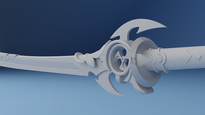 cortador niebla reforjado led listo not juego export genshin impacto katana espada baal ayaka neopixel pasatiempo bricolaje diy 3D print model - Mito3D