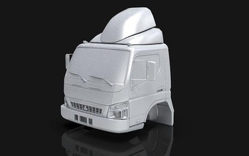 mitsubishi fuso poligono 3d Stampa modello macchina veicolo 3d print model - Mito3D