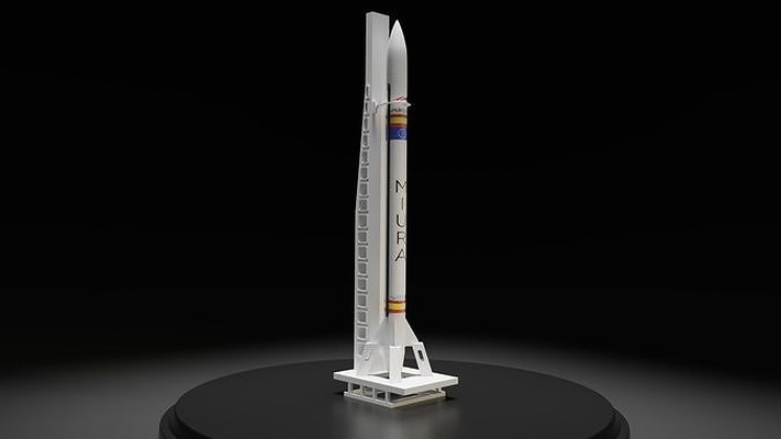 miura1 foguete lançamento torre by espaço stl formato nave espacial ciência 3dprint astronomia física 3d print model - Mito3D