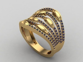 mezcla mujer anillos 3dm archivos máquina Listo 23 joyería joya anillo banda Boda oro diamante Moda abultar colección solitario compromiso 3d print model - Mito3D