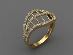 mezcla mujer anillos 3dm archivos máquina Listo 31 joyería joya anillo banda Boda oro diamante Moda abultar colección solitario compromiso 3d print model - Mito3D