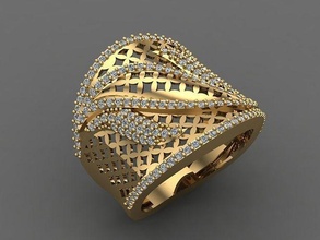 mezcla mujer anillos 3dm archivos máquina Listo 33 joyería joya anillo banda Boda oro diamante Moda abultar colección solitario compromiso 3d print model - Mito3D
