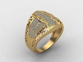 mezcla mujer anillos 3dm archivos máquina Listo 48 joyería joya anillo banda Boda oro diamante Moda abultar colección solitario compromiso 3d print model - Mito3D