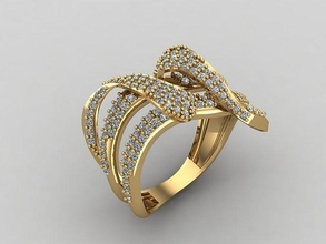 mezcla mujer anillos 3dm archivos máquina Listo 5 joyería joya anillo banda Boda oro diamante Moda abultar colección solitario compromiso 3d print model - Mito3D