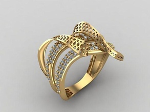 mezcla mujer anillos 3dm archivos máquina Listo 6 joyería joya anillo banda Boda oro diamante Moda abultar colección solitario compromiso 3d print model - Mito3D