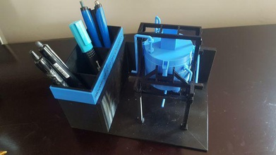 serbatoio di miscelazione - porta-penna hobby-fai da te fabbrica ingegneria il stazionaria hobby fai meccanica parti meccaniche gadget office 3d print model - Mito3D