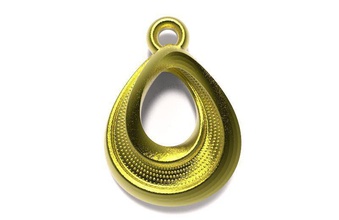 mobius pendant jewelry keychain keyring geometric printable art fashion pattern pendants 3d print model - Mito3D
