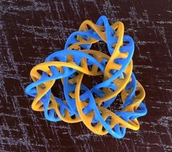 mobius torus knoten type 1 mathematik kunst hobby wissenschaft 3d print model - Mito3D