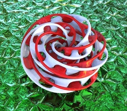 Möbius torus-Knoten-Typ-4 Wissenschaft mobius torus Knoten hobby math imaterialisechallenge 3d print model - Mito3D
