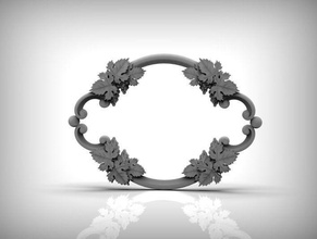 model 053 ornamental ring jewelry 3d 3dmodel rings earings rhino zbrush plastics modeling jeweler cad art jesus modelings pendant cam keyshot rend 3d print model - Mito3D