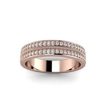 modelo 707 7 Tamanho anel pavimentar diamante broca jóia prata moda imprimível platina esterlina gema noivado brilhante engagem lv 3d print model - Mito3D