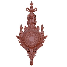 Modell der Uhr-3d Kunst Uhr Gesicht dial verzierte Antike jahrgang ornament Muster in Weberei bas die Erleichterung cnc 3d drucken carving Skulptur Dekor Skulpturen 3d print model - Mito3D