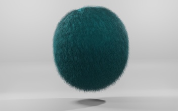 modelo cabello multicolor resumen Arte Moda pelota creatividad retrato idea enmarcado matemático 3d print model - Mito3D