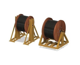 modelo ferrocarril cable tambor jack estante soporte oo ho entrenar paisaje deposito pasatiempo bricolaje diy 3d print model - Mito3D