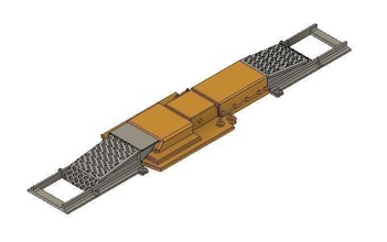 modello ferrovia aws traccia attrezzature oo treno automatico avvertimento rotaia passatempo Fai 3d print model - Mito3D