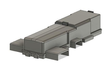 modell eisenbahn dummy punkt motor oo spur layout zug schläfer schiene lokomotive hobby diy 3d print model - Mito3D