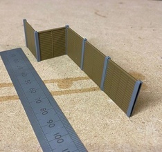 model demiryolu odun panel eskrim somut gönderiler takım inşa etmek oo ho izlemek tren çit bahçe i̇leti manzara duvar ahşap hobi kendin yap 3d print model - Mito3D
