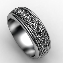 modèle de bagues mariage bijoux les anneaux ornement forme la tresse divers modèles différents 3d print model - Mito3D