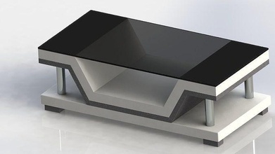 modeller Çay masa sıra mobilya çağdaş iş sandalye Odun teknoloji iç reklâm aile yemek modern vücut yazı toplama döşeme tasarım ofis ev 3d print model - Mito3D