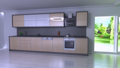 moderne 3d cuisine adeko rendre loisirs-bricolage l'intérieur de la conception interiormodel architectural bois passe-temps le bricolage hobby d'autres 3d print model - Mito3D