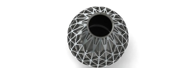 modern ekici Sanat sulu dekor matematik vazo tencere Öz ev 3dprint çelik Uzay geometrik minyatür minimalist dekorasyon iç tasarım yüksek poli 3d print model - Mito3D