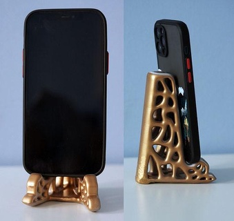 modern style phone stand decor house print accessories platform high tech art deco loft rack support 3d print model - Mito3D