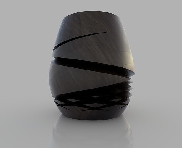 moderno vaso vaso modo tortura teste v002 vaso interior Projeto flor decorativo Panela 3d arte esculturas 3D print model - Mito3D