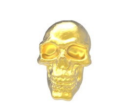 modified skull art anatomy cranium skeletal bone skeleton cranial scan scans replicas 3d print model - Mito3D